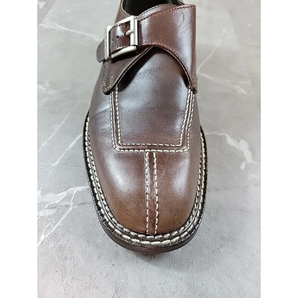 Donald J Pliner Kenzie Monk‎ Strap Buckle Mens Size 8 M I20